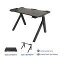 2024 Neues Design Computer Black Gaming Desk kostenloser Beispiel für Home -PC -Spieltabelle